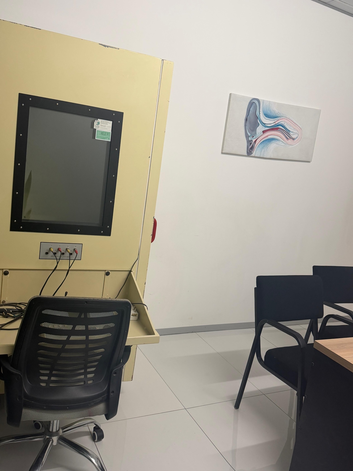 Audiology room at Jack Botes Medical Suites